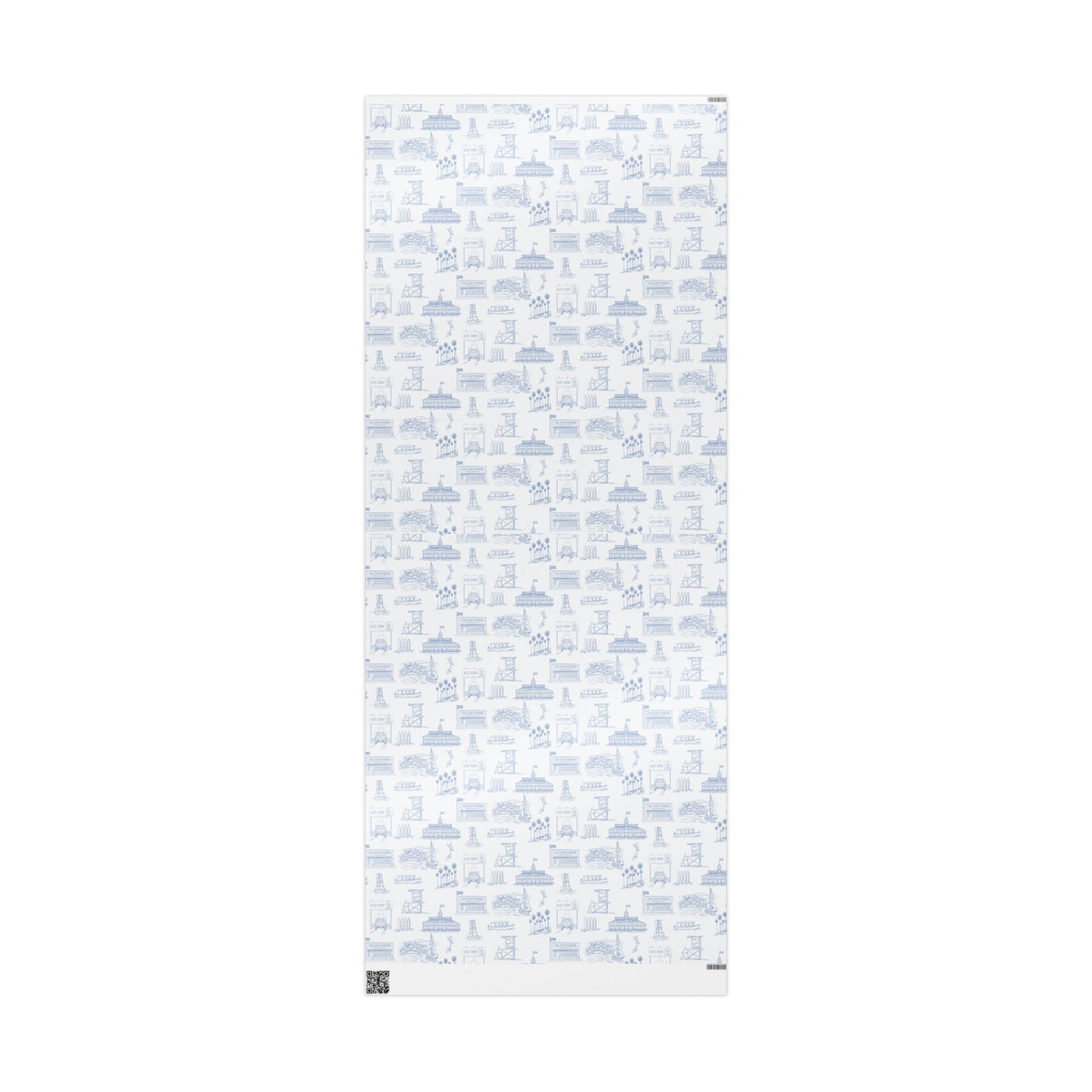 Newporter Wrapping Paper in Marine