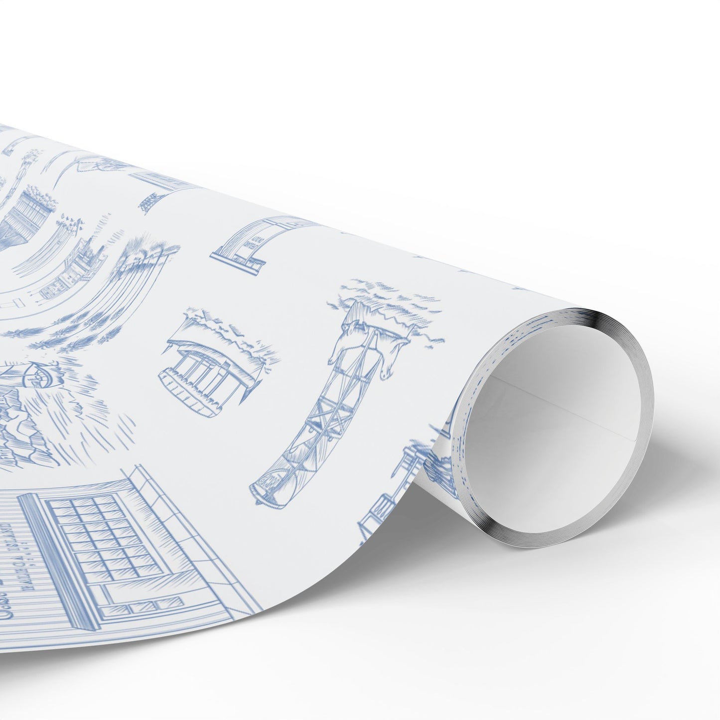 Newporter Wrapping Paper in Marine