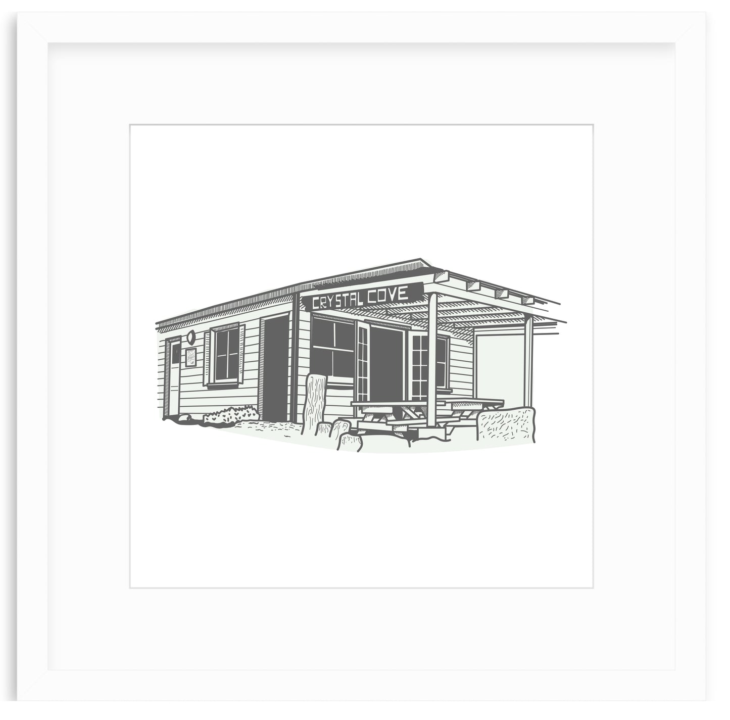 Auto Ferry Framed Art Print