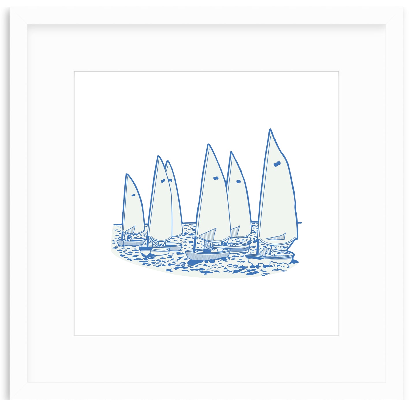 Regatta Framed Art Print