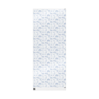 Newporter Wrapping Paper in Marine
