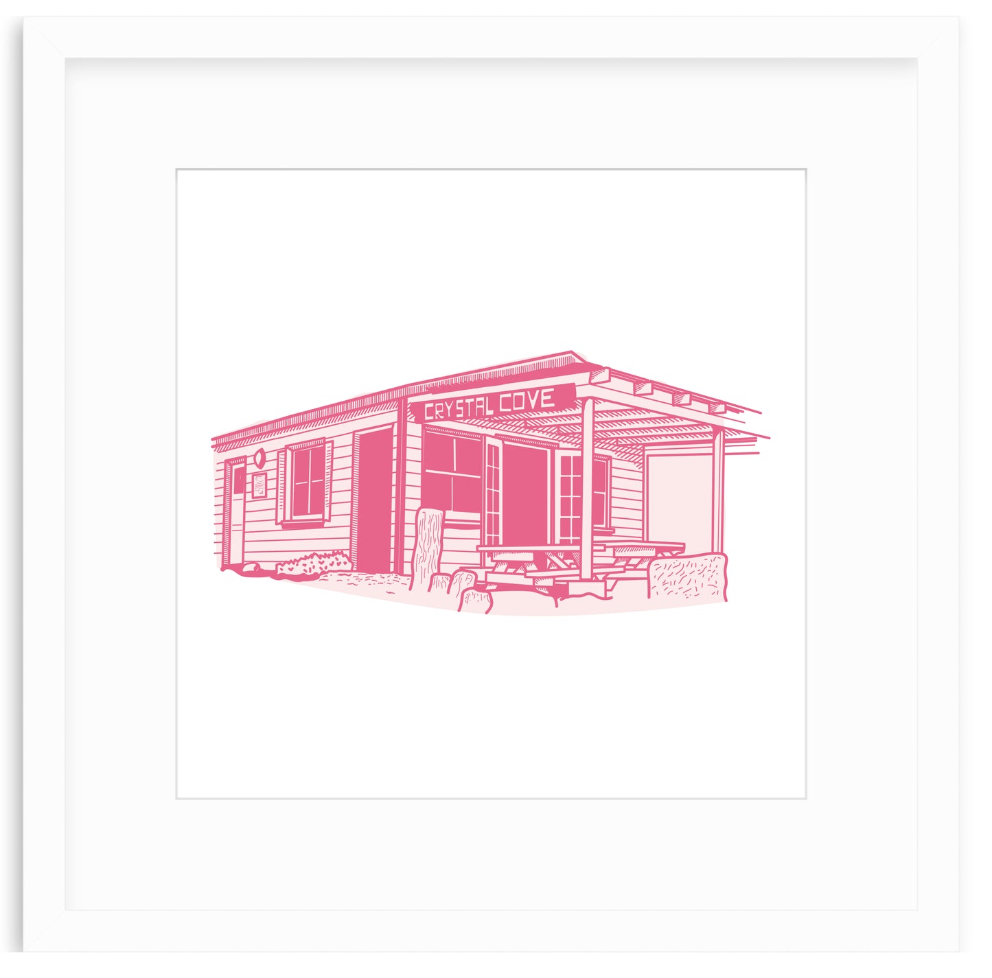 Crystal Cove Framed Art Print