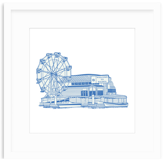Balboa Fun Zone Framed Art Print
