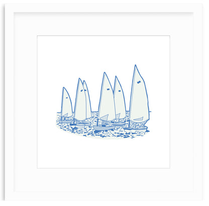 Regatta Framed Art Print