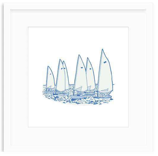 Regatta Framed Art Print