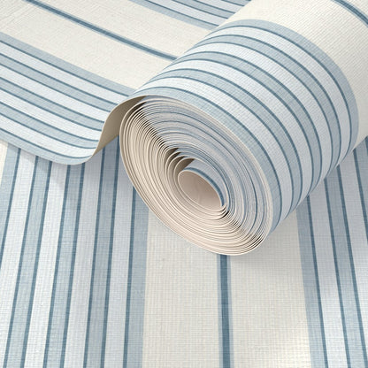 Vintage Ticking Stripes Wallpaper