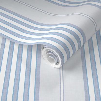 Vintage Ticking Stripes Wallpaper